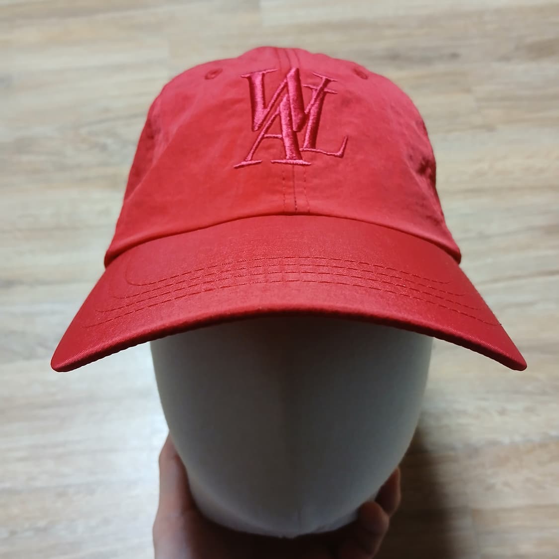 택붙은 미사용 WAL 우알롱 나일론 바스락 모자 볼캡 상품이미지7