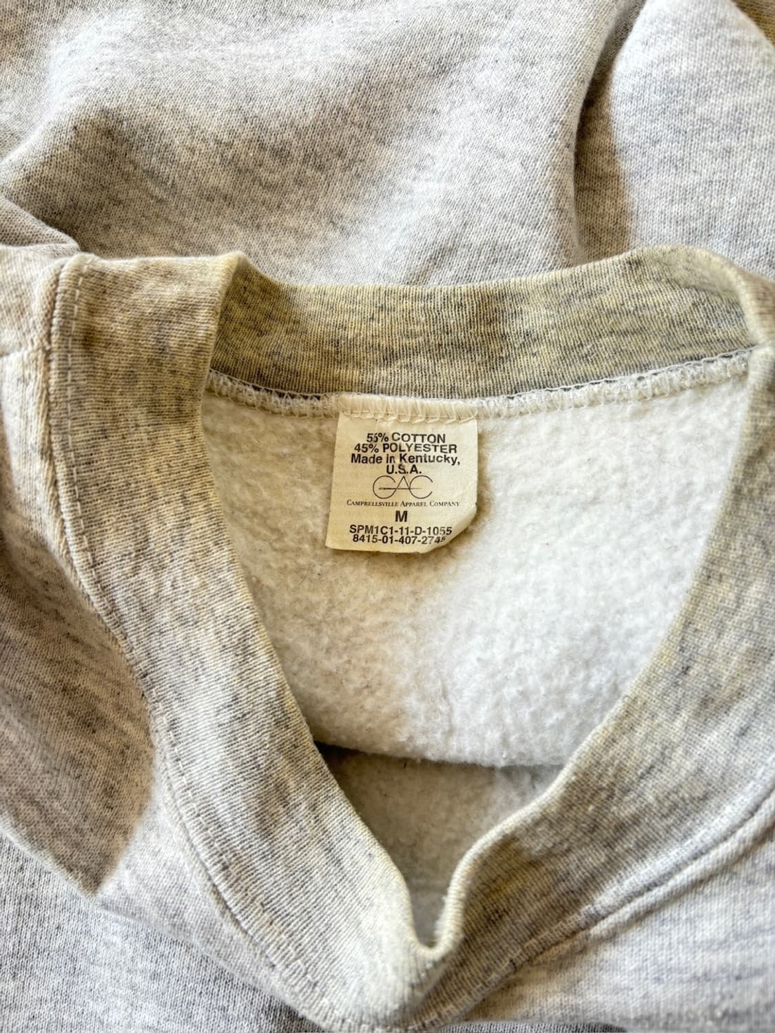 밀리터리 AIR FORCE 맨투맨 그레이 상품이미지6