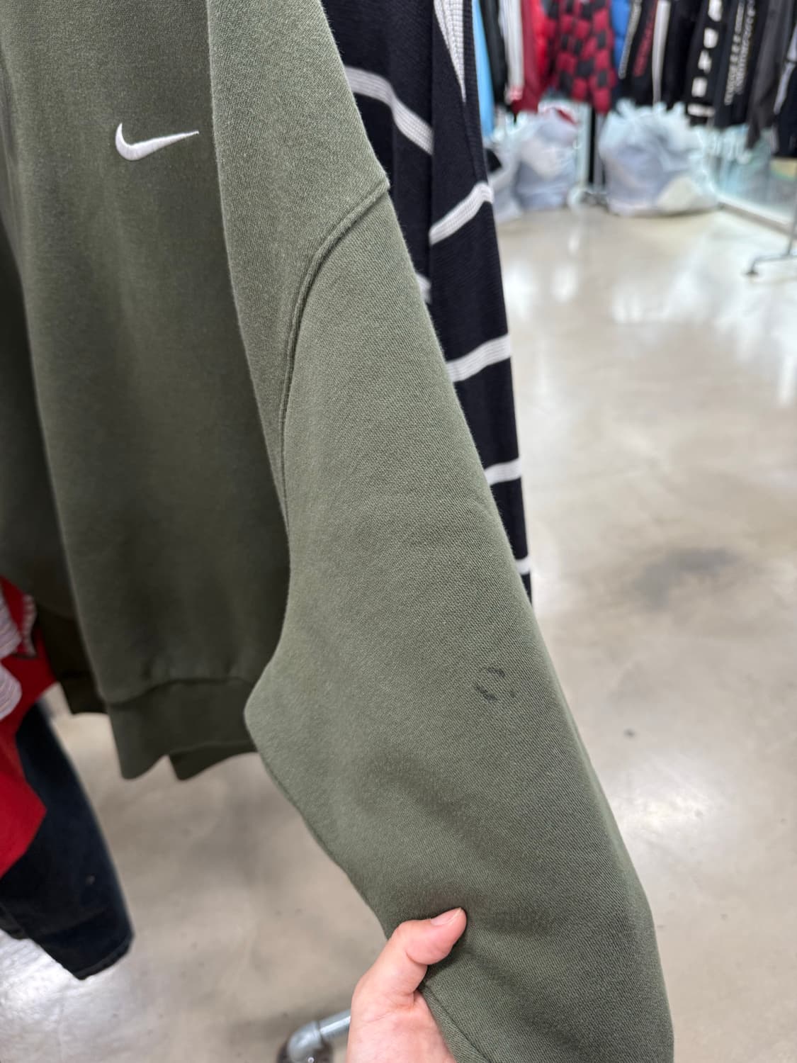 나이키 카키 후드 상품이미지4