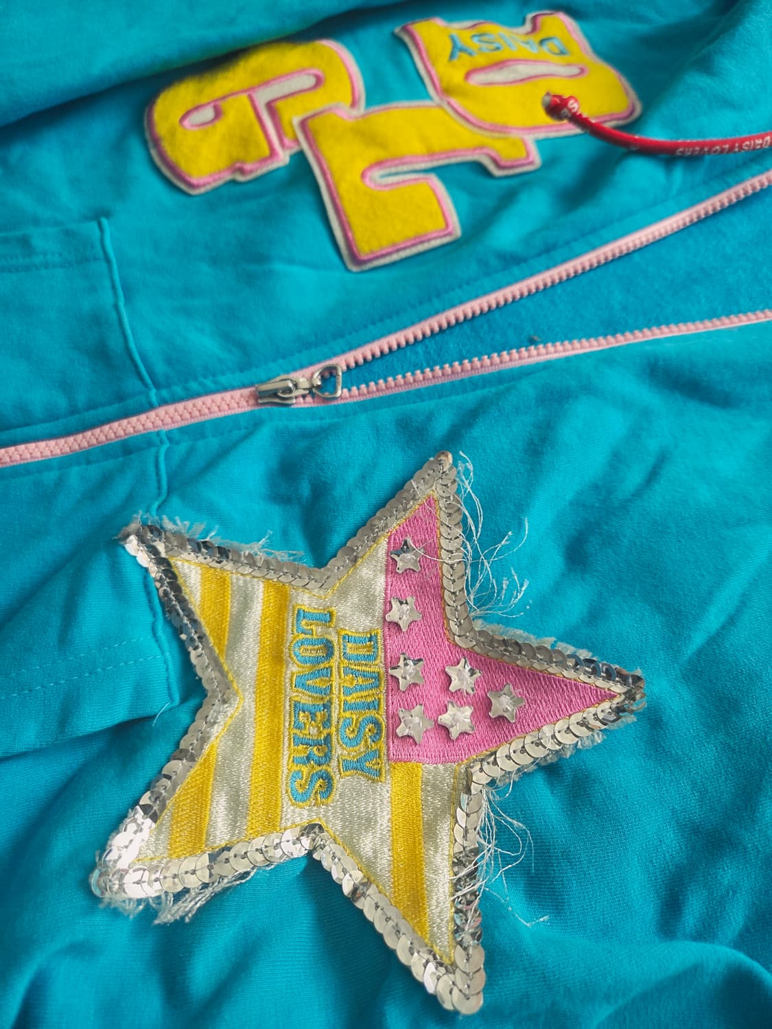 Daisy lover Y2k 후드집업 표기 l사이즈이나 M정도 빈티지 상품이미지3