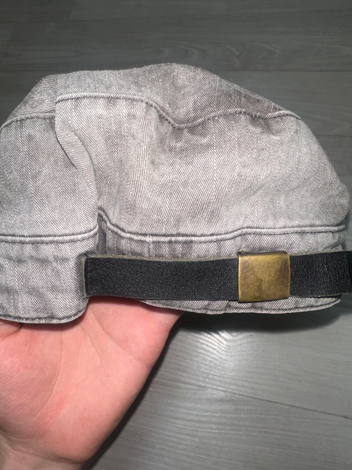 Washed denim cap 상품이미지3
