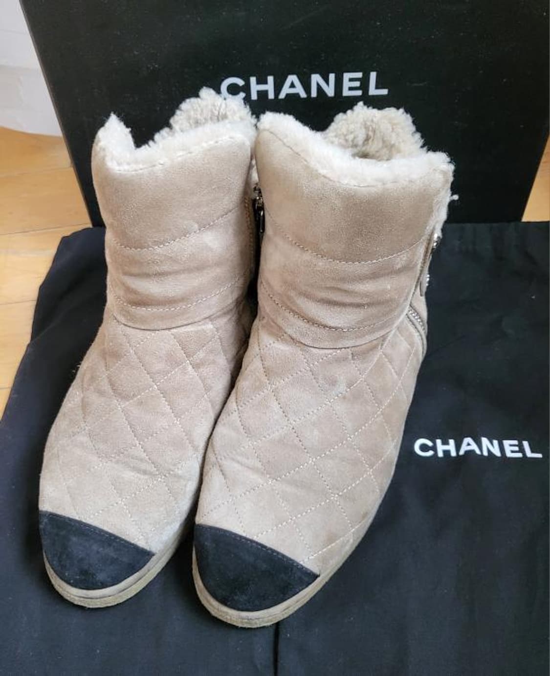 샤넬 퀄팅양털부츠 상품이미지2