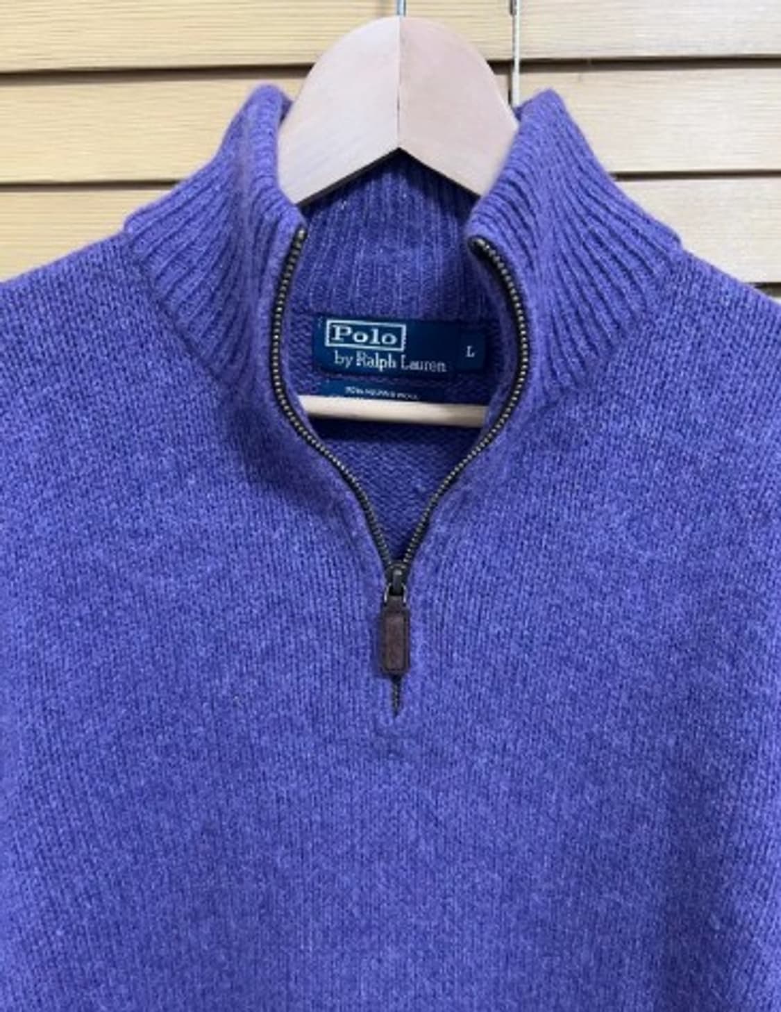 랄프로렌폴로 남성 울반집업니트 100 상품이미지2