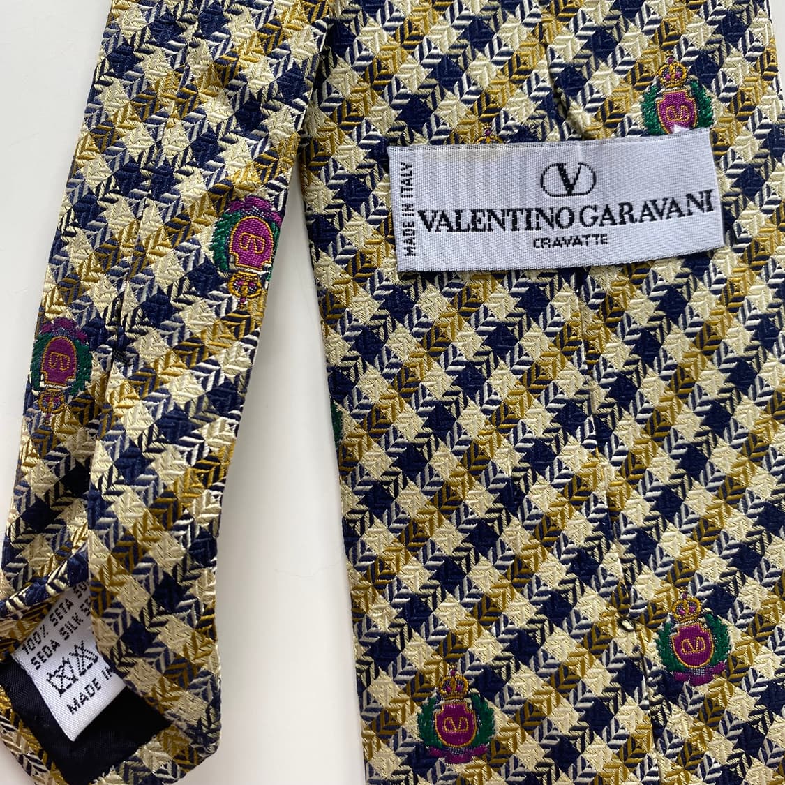 발렌티노(VALENTINO) 모노그램 정품 명품 넥타이 상품이미지5