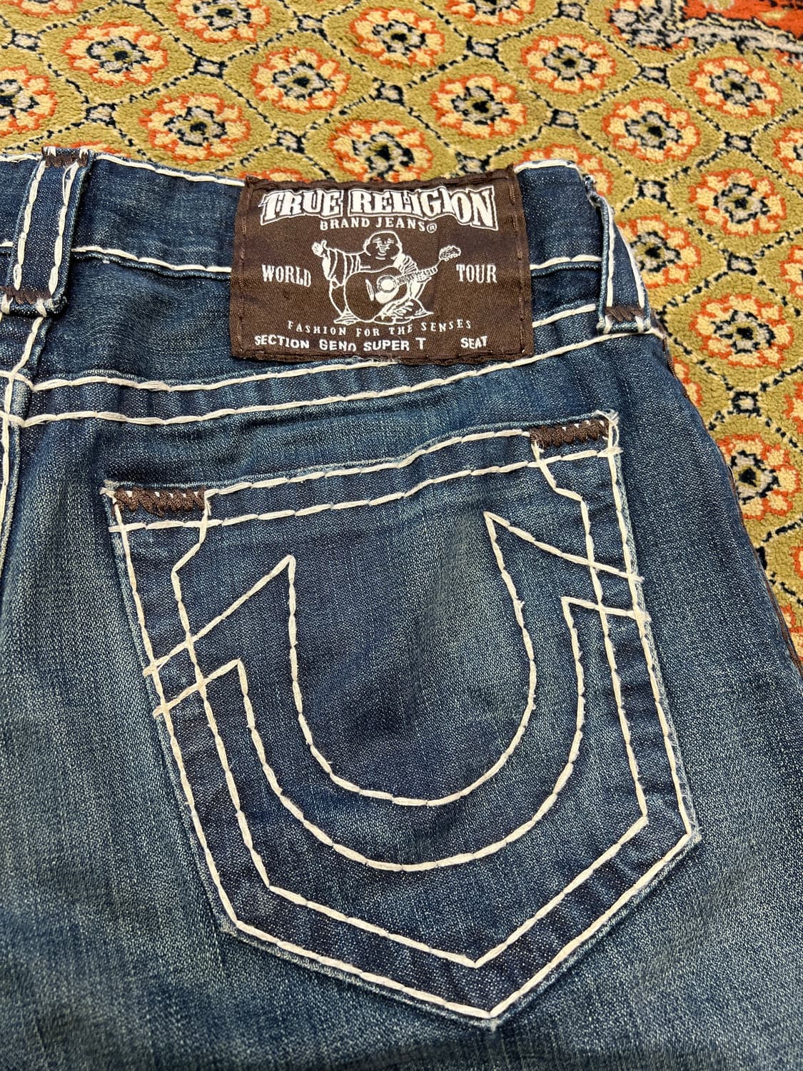 [32] 트루릴리전 제노 슈퍼 T 데님 팬츠 상품이미지7