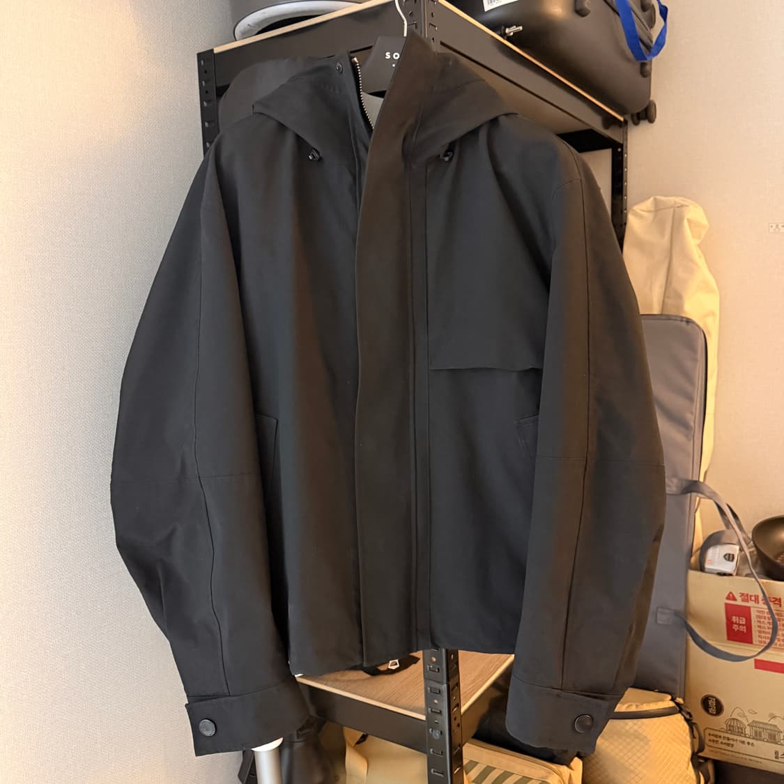 솔리드옴므 24FW 138 쉘파카 패딩 분리형 48 사이즈 상품이미지10