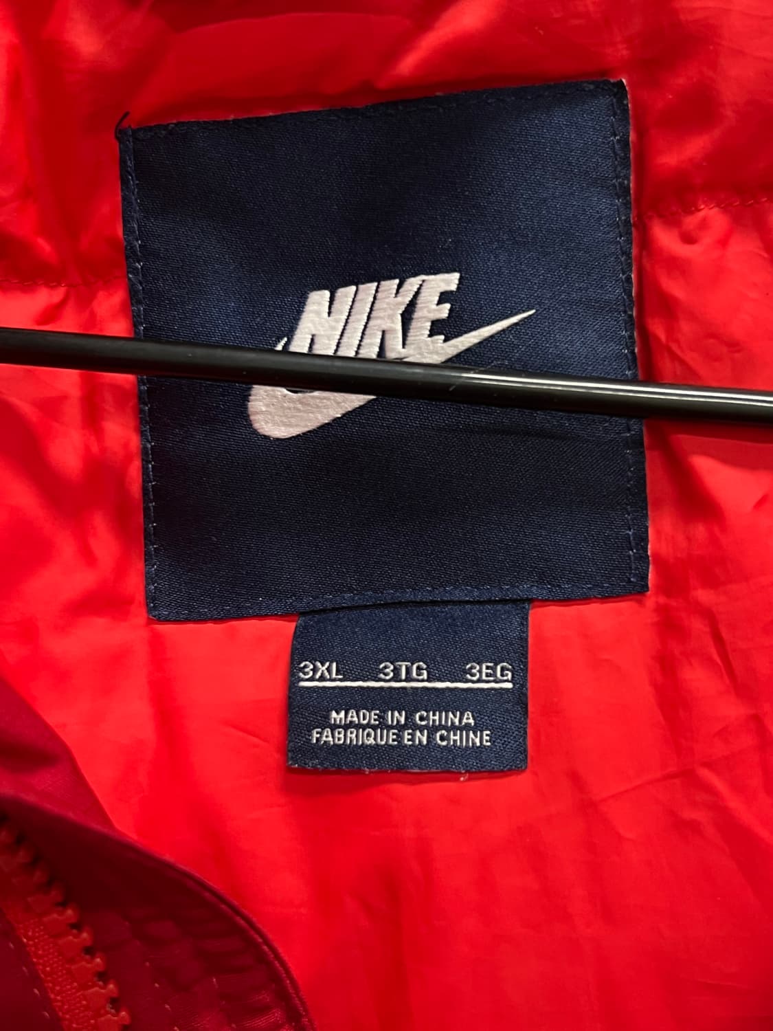 나이키 얼라이언스 패딩파카 레드 상품이미지5