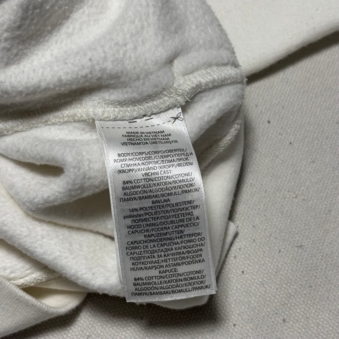 L 폴로랄프로렌 빅로고 화이트 후드 집업 상품이미지5