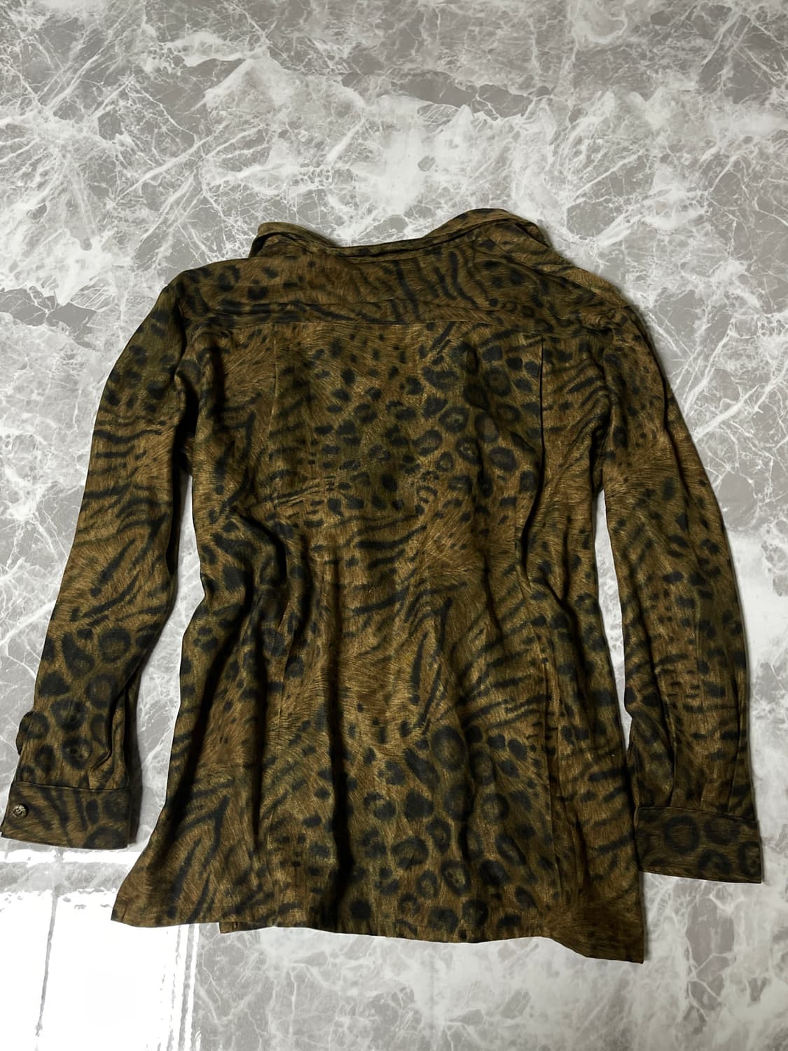 (Japanese vintage)leopard shirts jacket 상품이미지6