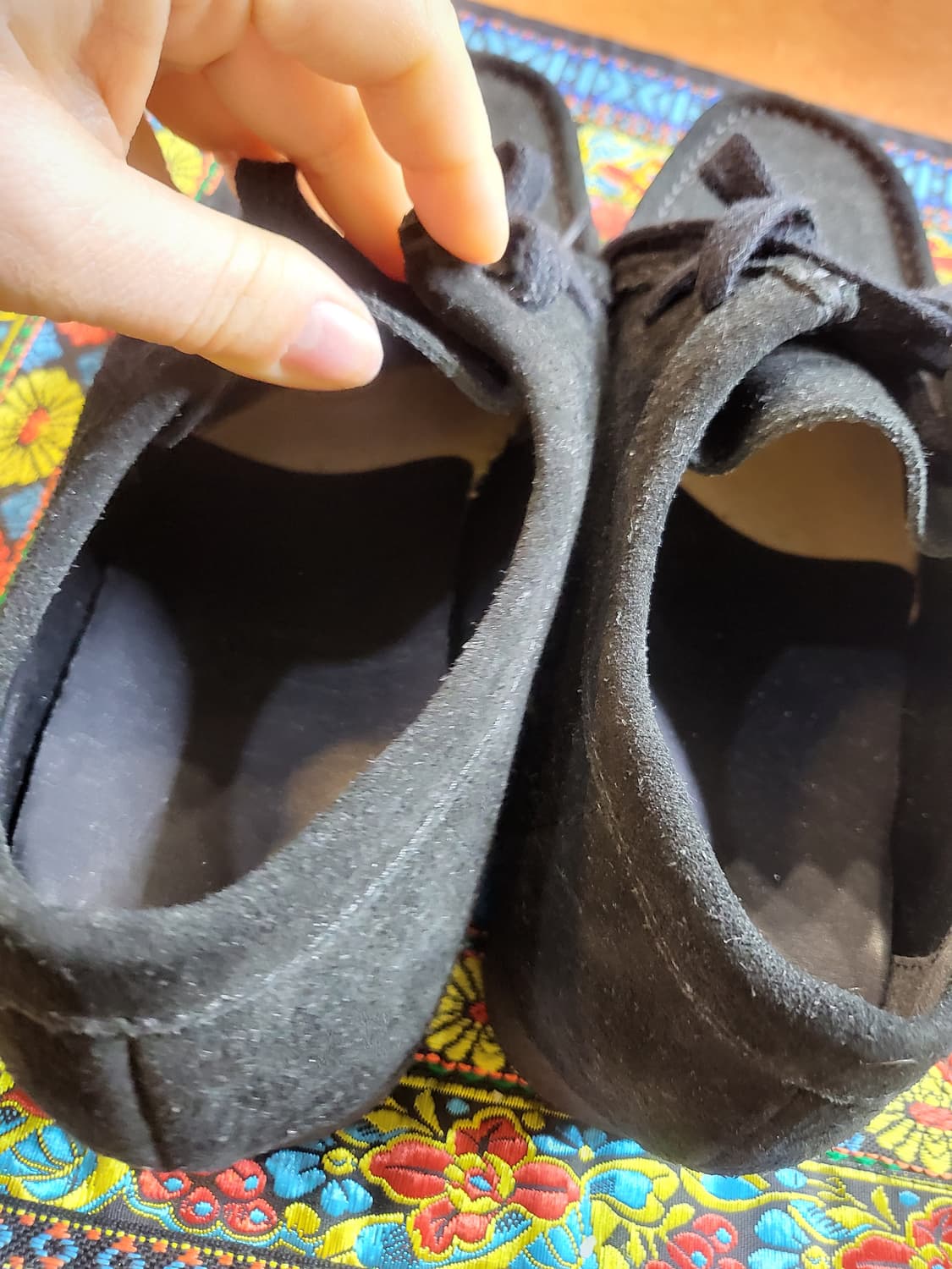 GU 리얼레더 모카신슈즈 블랙 상품이미지4