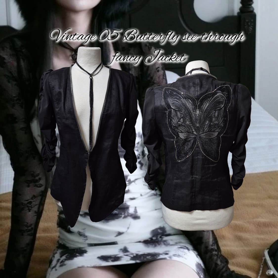 Vintage 05 Butterfly see-through fancy J 상품이미지1