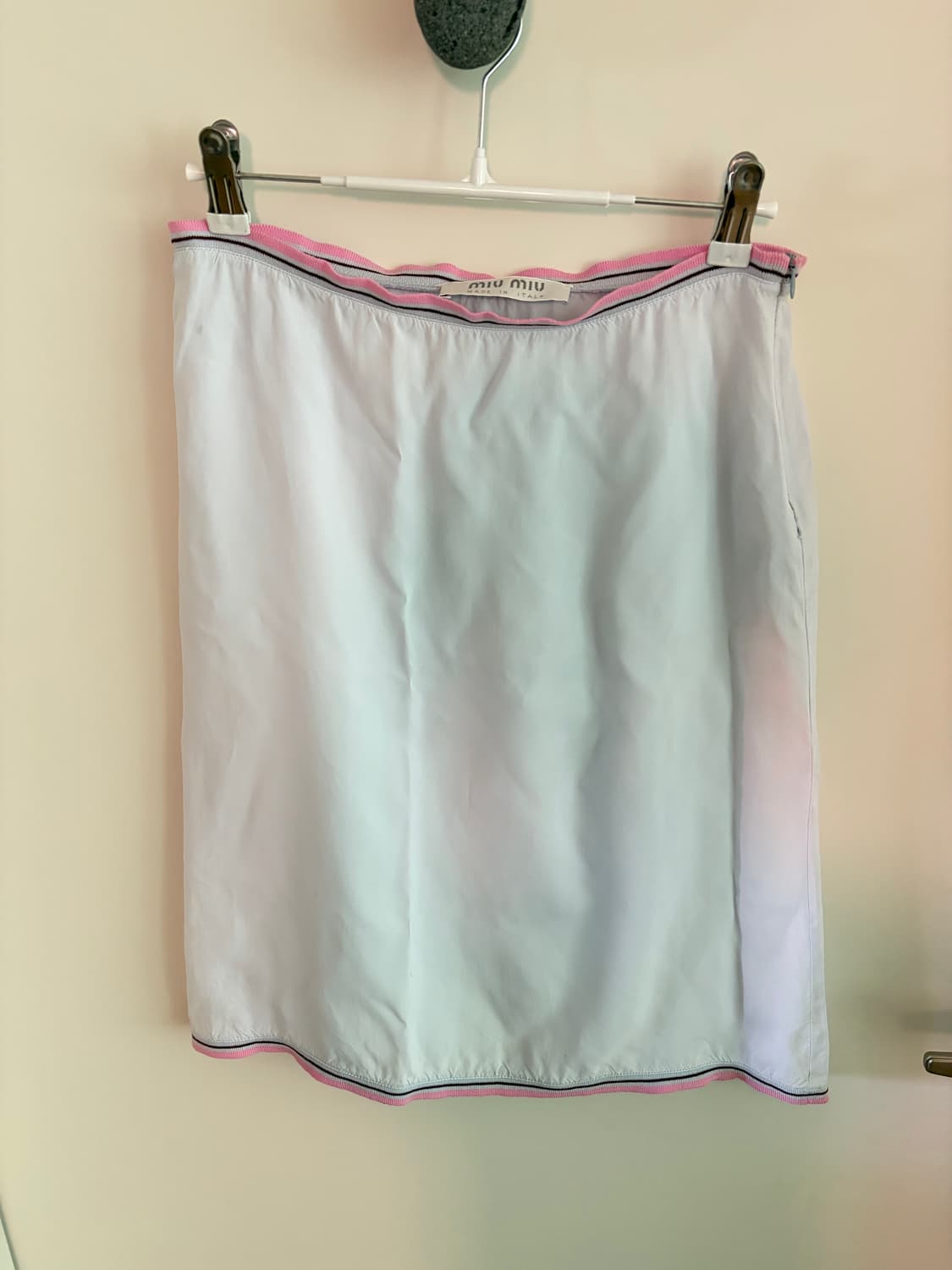 Miu miu 90s pink sheer skirt 상품이미지3