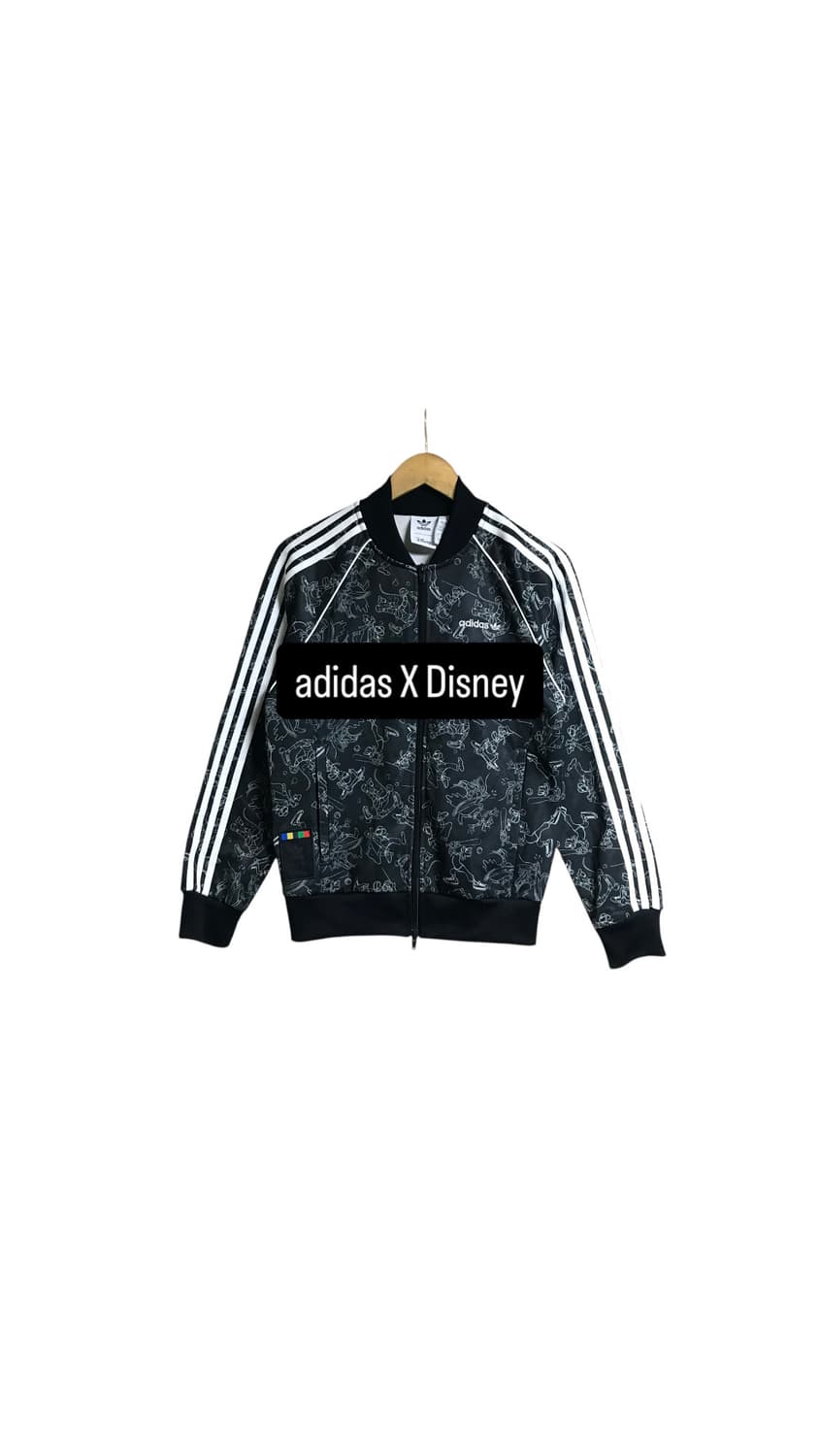 아디다스 디즈니 콜라보 구피 베켄바우어로고 트랙탑져지 상품이미지1