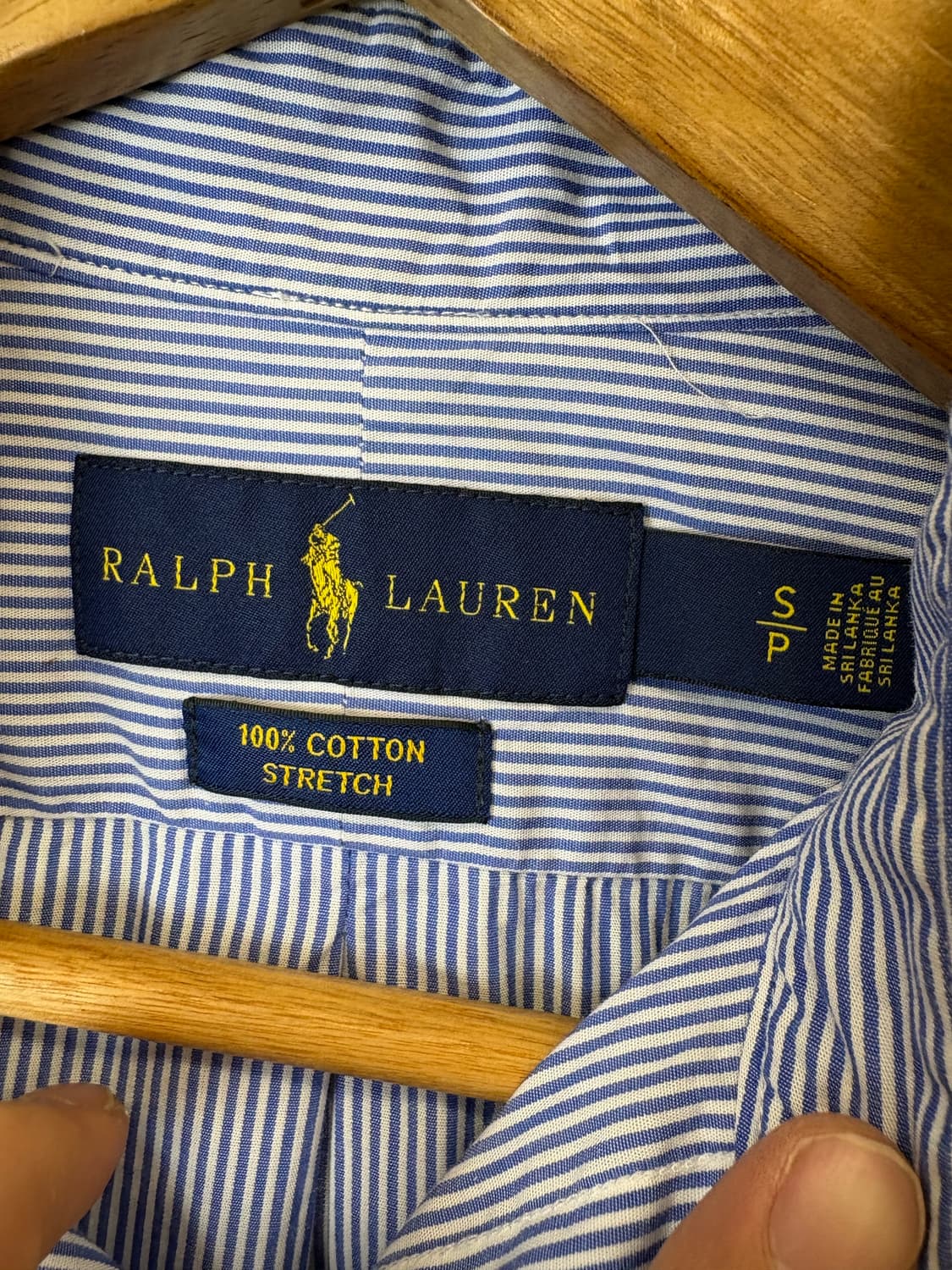 폴로랄프로렌 스트레치 클래식 스트라이프 셔츠 상품이미지7