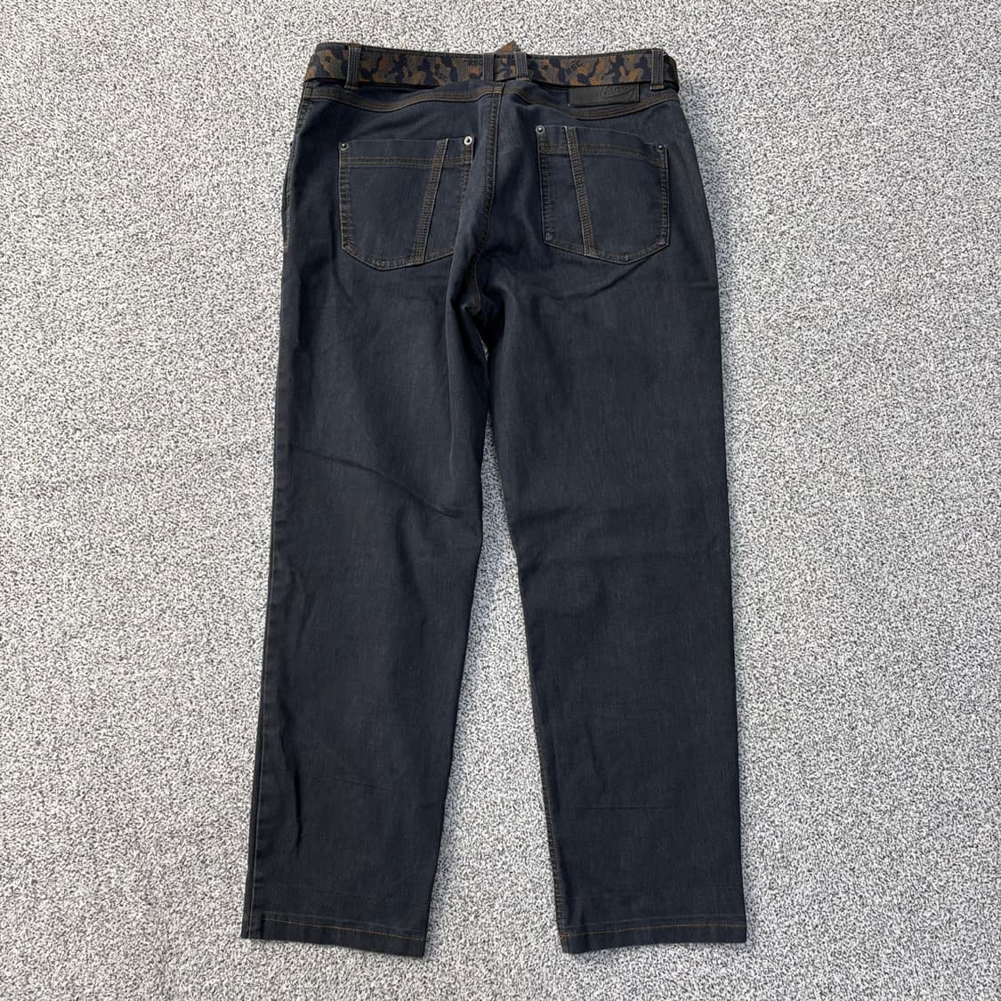 78 아이더 등산 포켓 흑청 데님 팬츠 0325J 상품이미지3