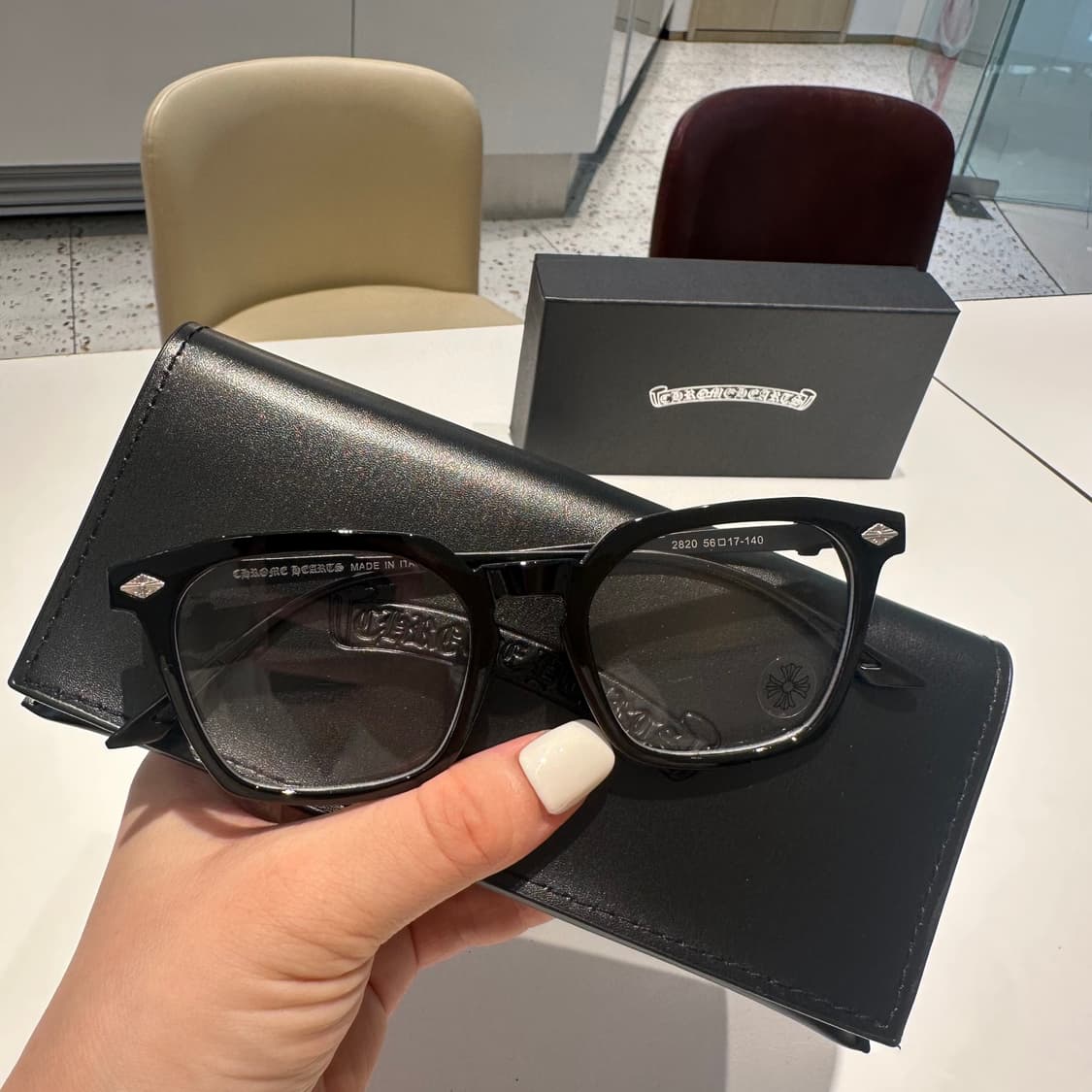 크롬하츠무광 안경 상품이미지3