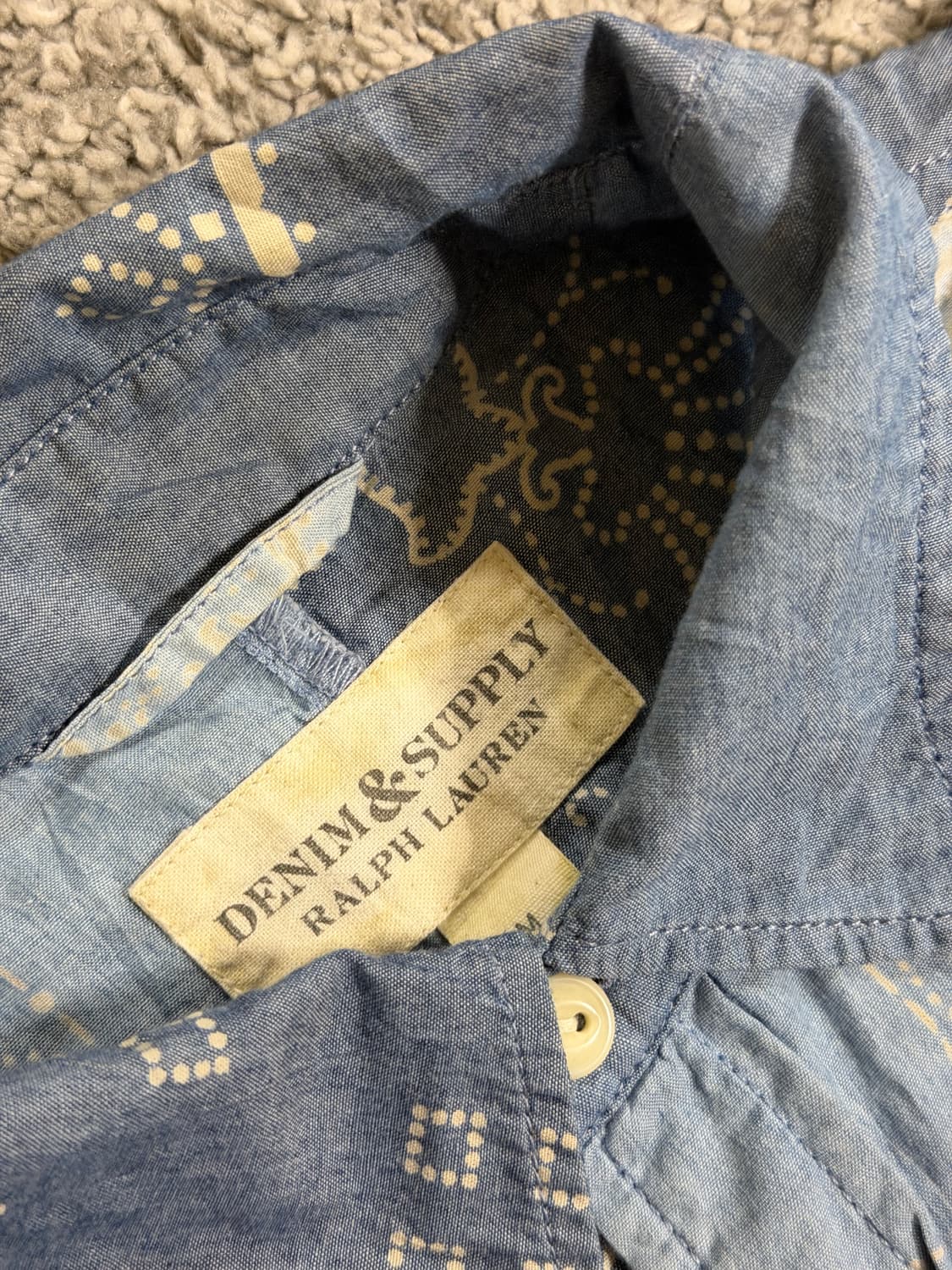 데님앤서플라이 반다나 패치워크 셔츠 상품이미지7