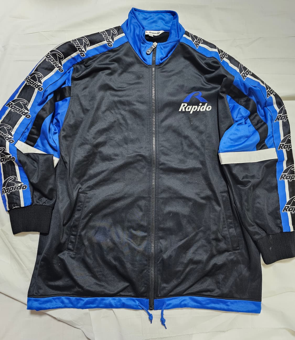 Rapido 라피도 블랙/블루 트랙 자켓 상품이미지1