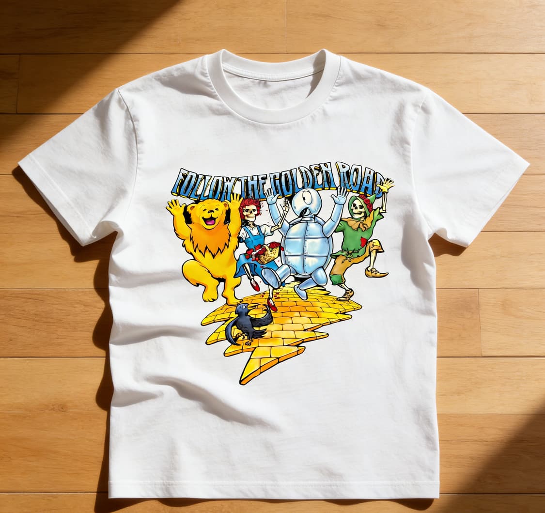 [새상품 L사이즈] 오즈의 마법사 커스텀 반팔 (레트로 귀여운 캐릭터 디 상품이미지1