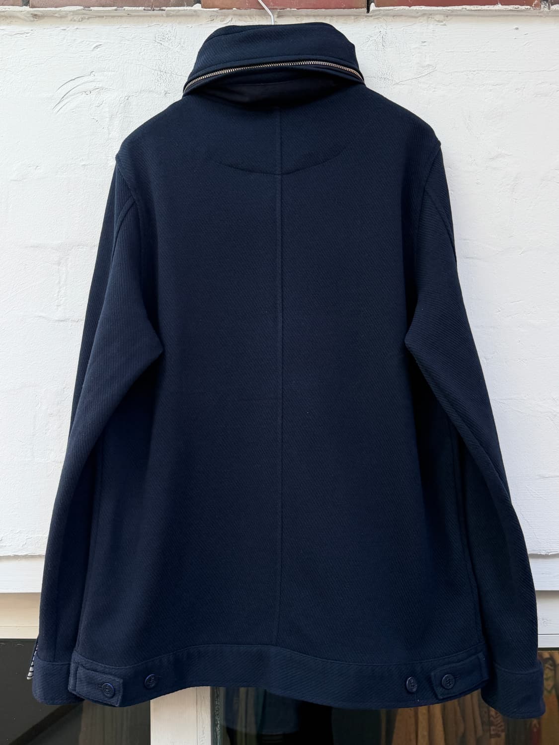The Shop TK 네이비 스트라이프 후드 슬림 자켓 L 상품이미지5