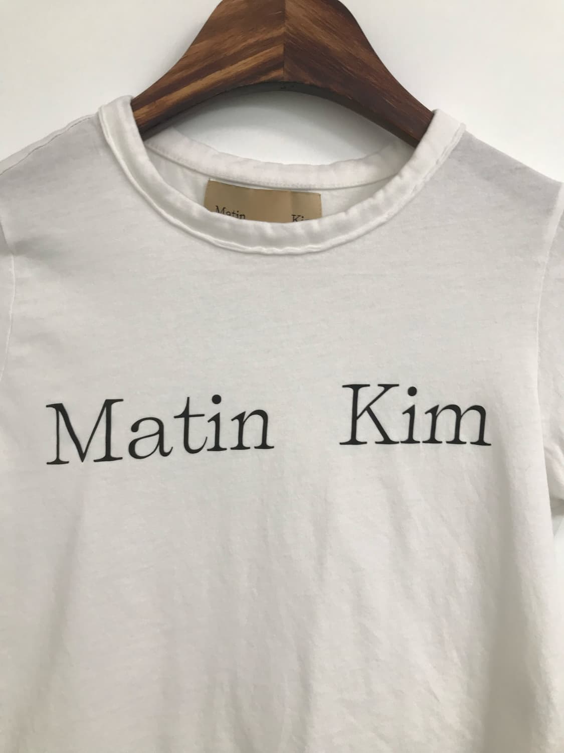 마땡킴 화이트 반팔 티셔츠 상품이미지3