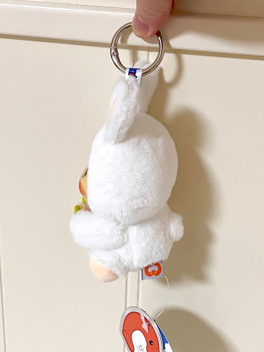 희귀)짱구 라부부 동물 토끼 인형 키링 상품이미지3