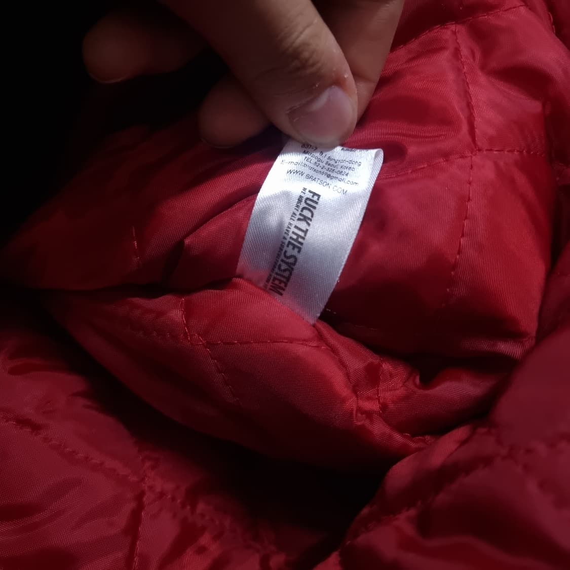[BRATSON]14F/W 스컬 빅 로고 블랙 스타디움 자켓 상품이미지8