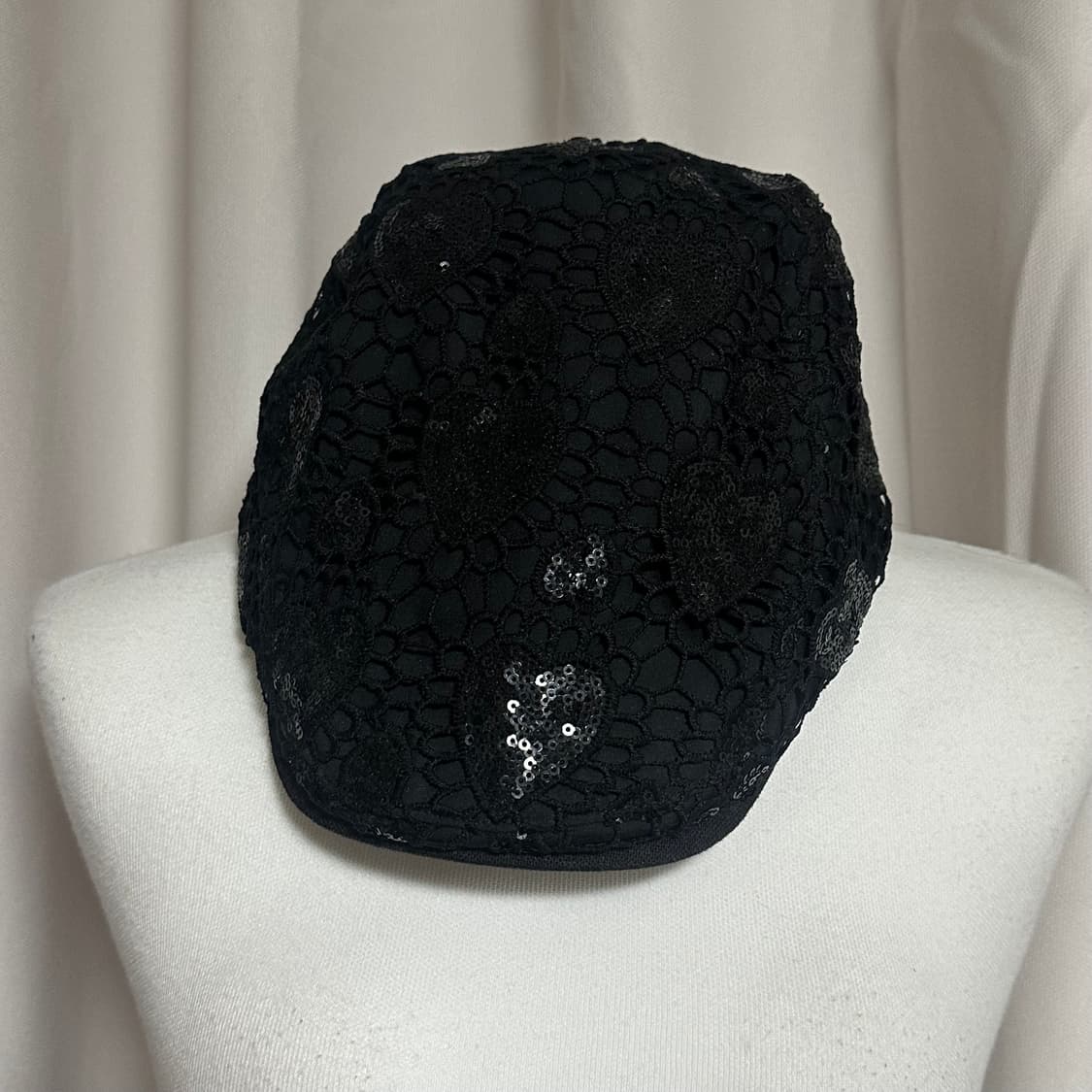 하트 크로셰디테일 베레모 상품이미지3