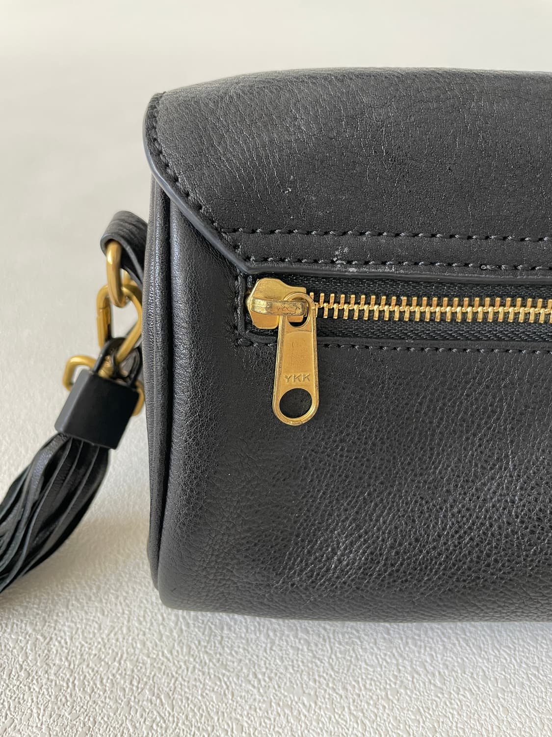 Pre owned 레더 숄더백 상품이미지5