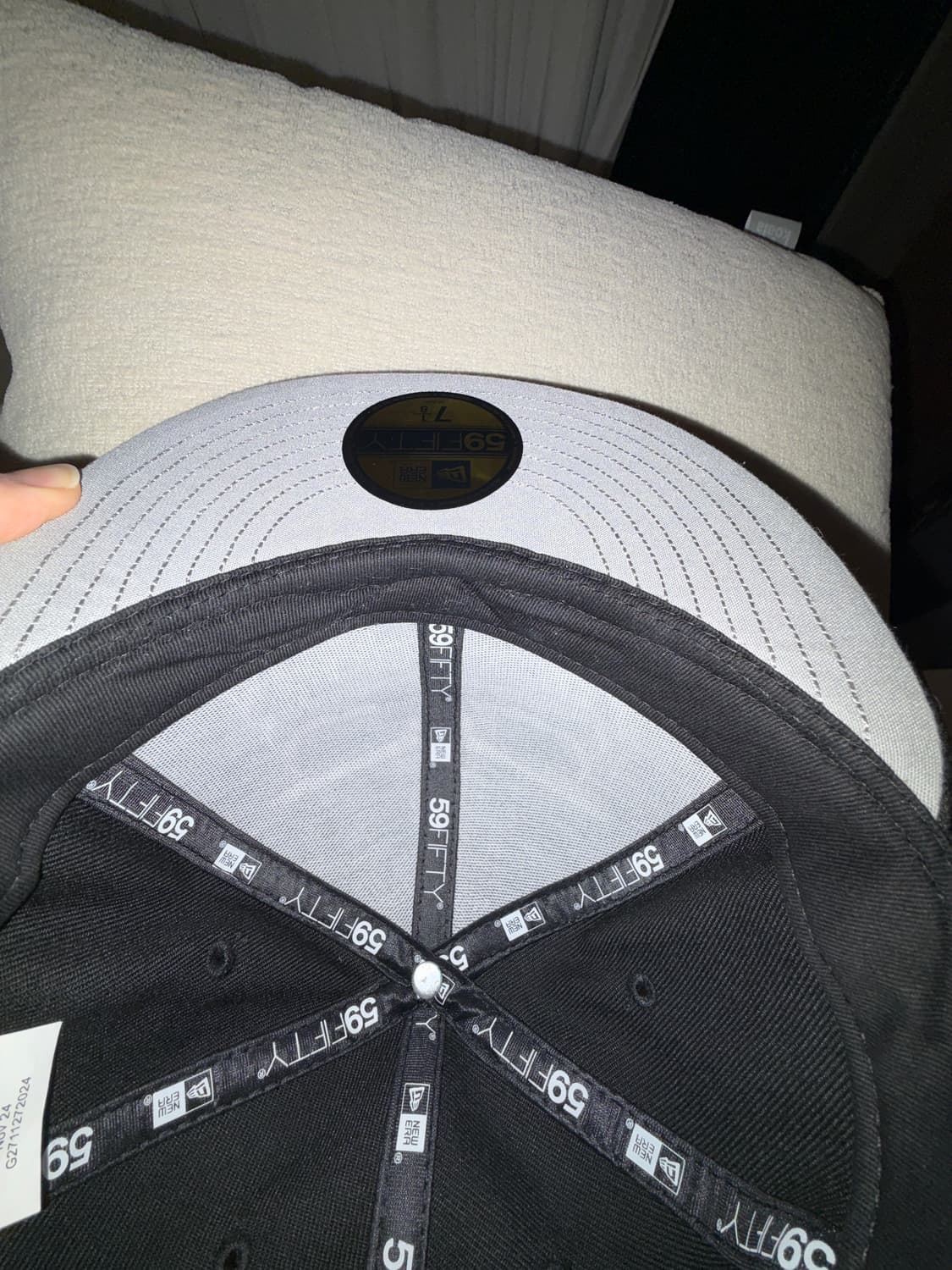 슈프림 본즈 박스로고 뉴에라 블랙 718 상품이미지3