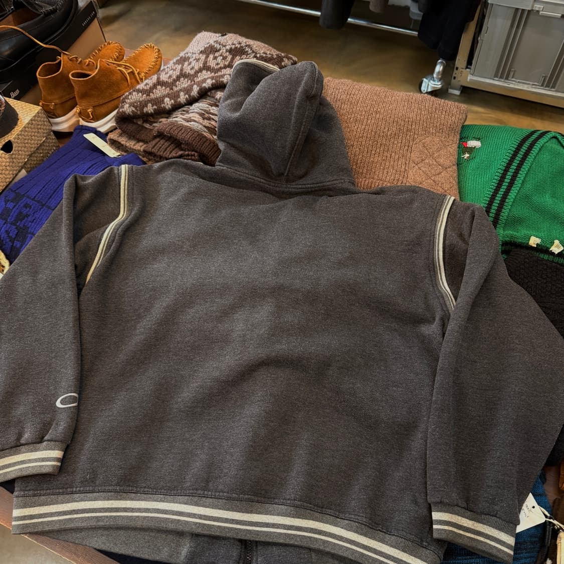 90 ~ 00S 오클리 소프트웨어 트랜스폼 후드 집업자켓 XL 상품이미지5