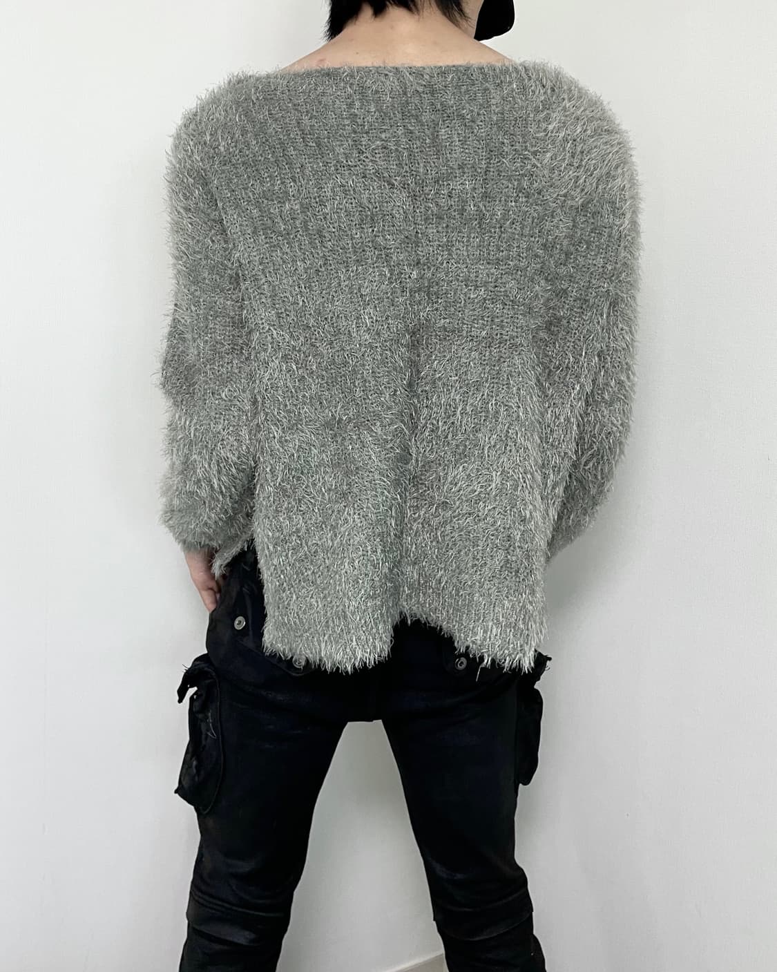 Dark green Fur sleeve 상품이미지2