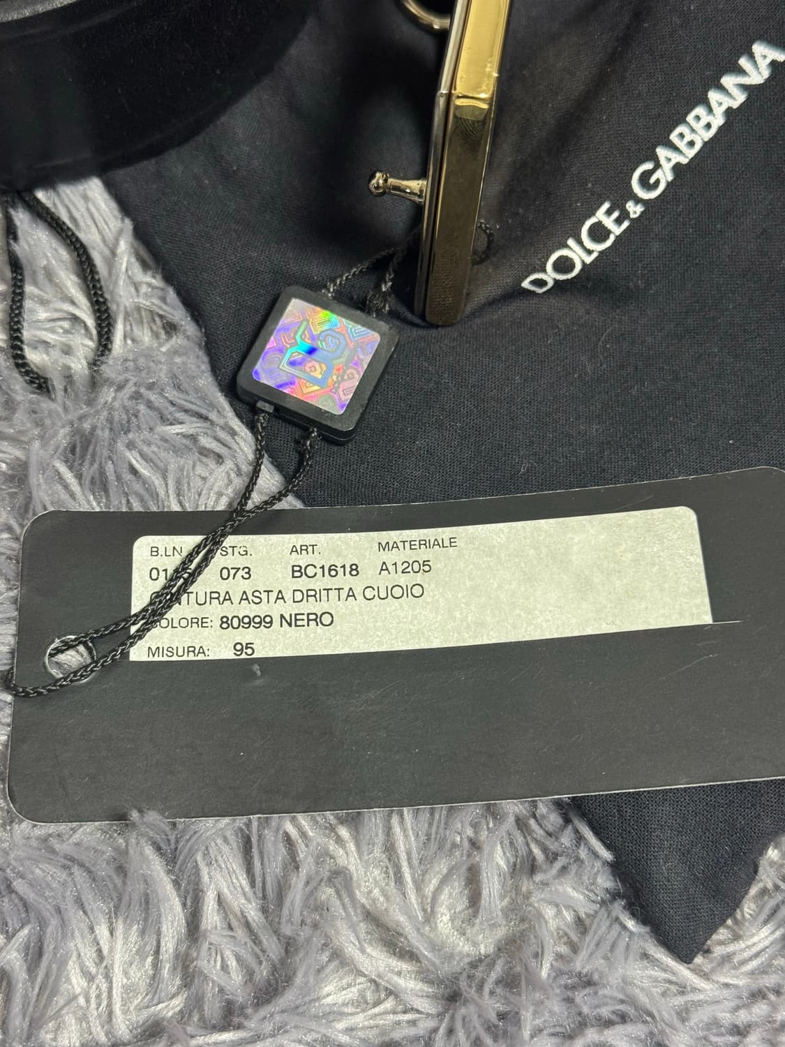 돌체앤가바나 이중도금 로고 벨트 상품이미지2