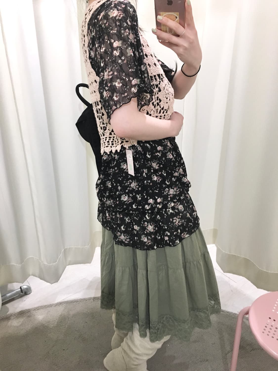 Ditsy Floral Balloon Blouse 상품이미지7