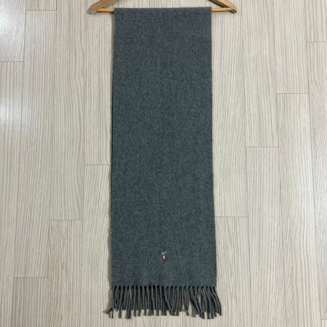 폴로 랄프로렌 울캐시미어 머플러 다크그레이 상품이미지2