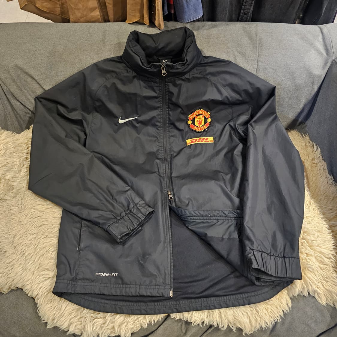 L 나이키 맨유 투웨이 바람막이 상품이미지1