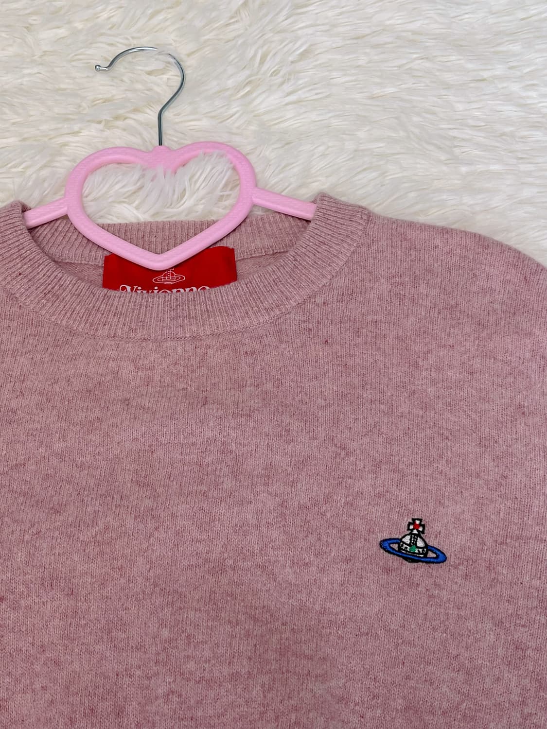 비비안웨스트우드 핑크 니트 상품이미지3