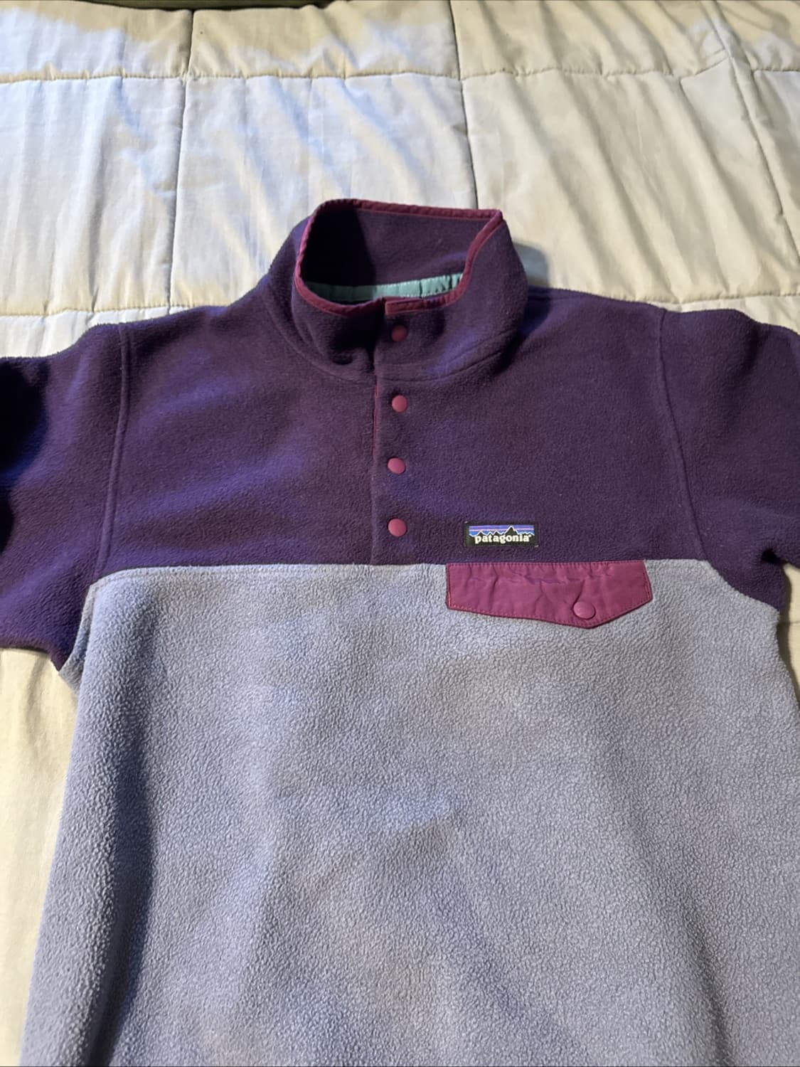 10s 파타고니아 신칠라 스냅-T 퍼플/라벤더 상품이미지2