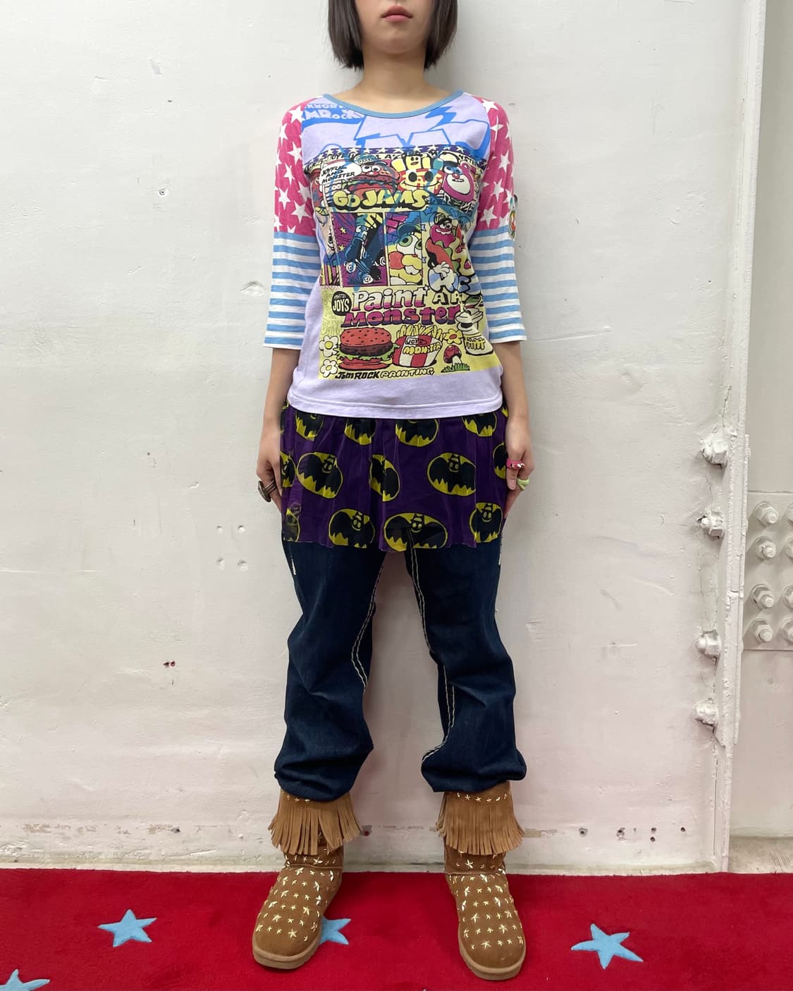 JAM Star Betman Half Long-Sleeved 상품이미지6