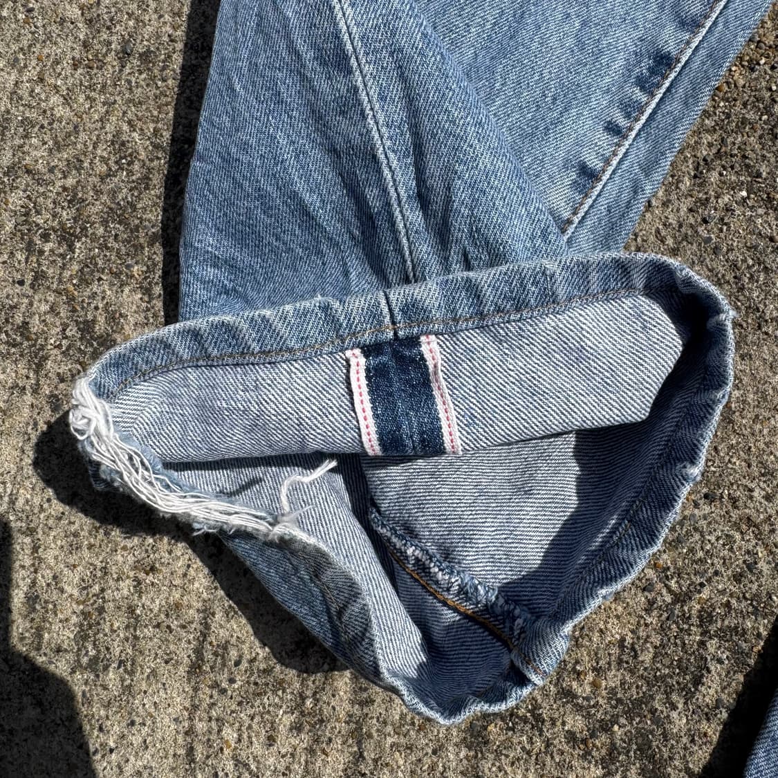 [32] 90s 리바이스 551Z 셀비지 데님 팬프 상품이미지7