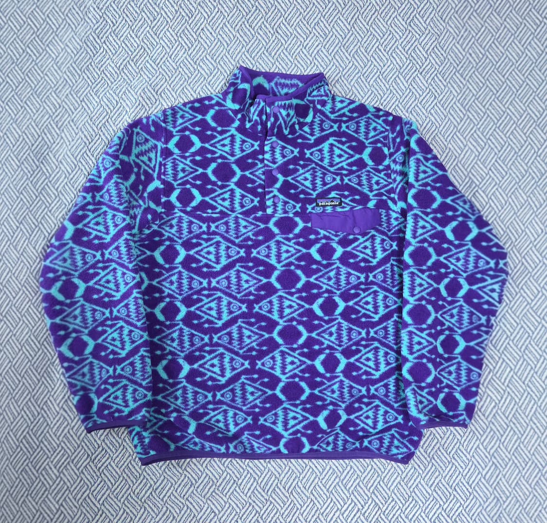 (L)파타고니아 Mexico 피쉬 신칠라 플리스 자켓 물고기 상품이미지1