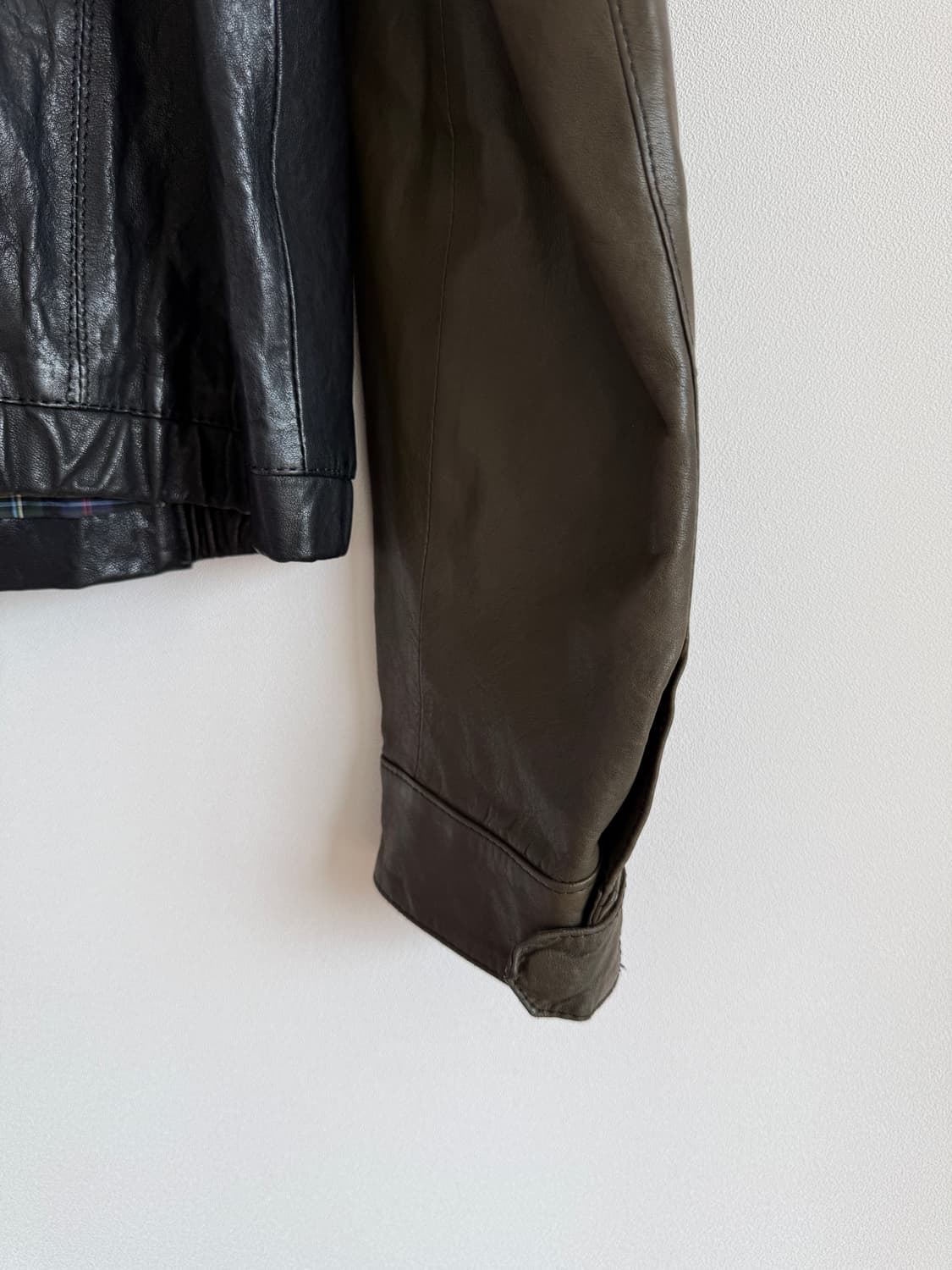 Pre owned 램스킨 레더 자켓 상품이미지6