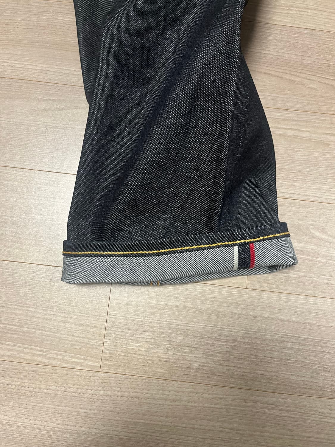 에비수 다이콕 프린트 배기진 데님 34 상품이미지7