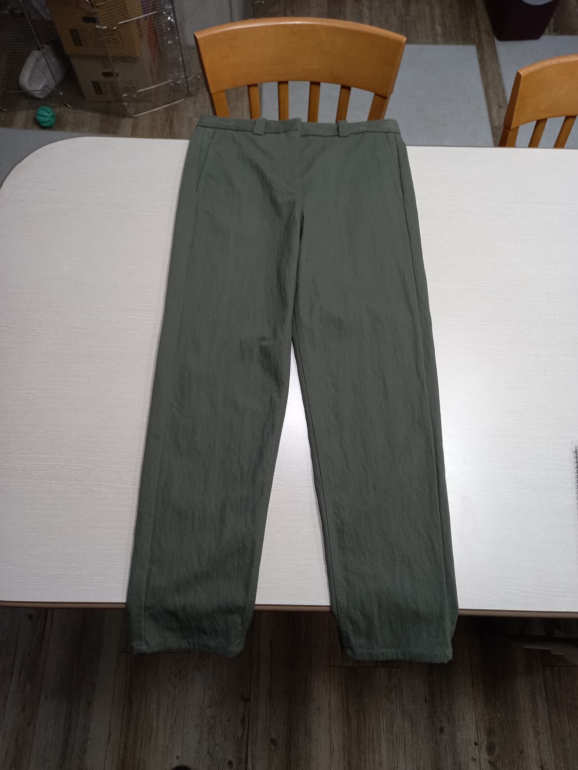 32 COS 가을겨울용 스판 치노팬츠 카키 32-260 상품이미지1