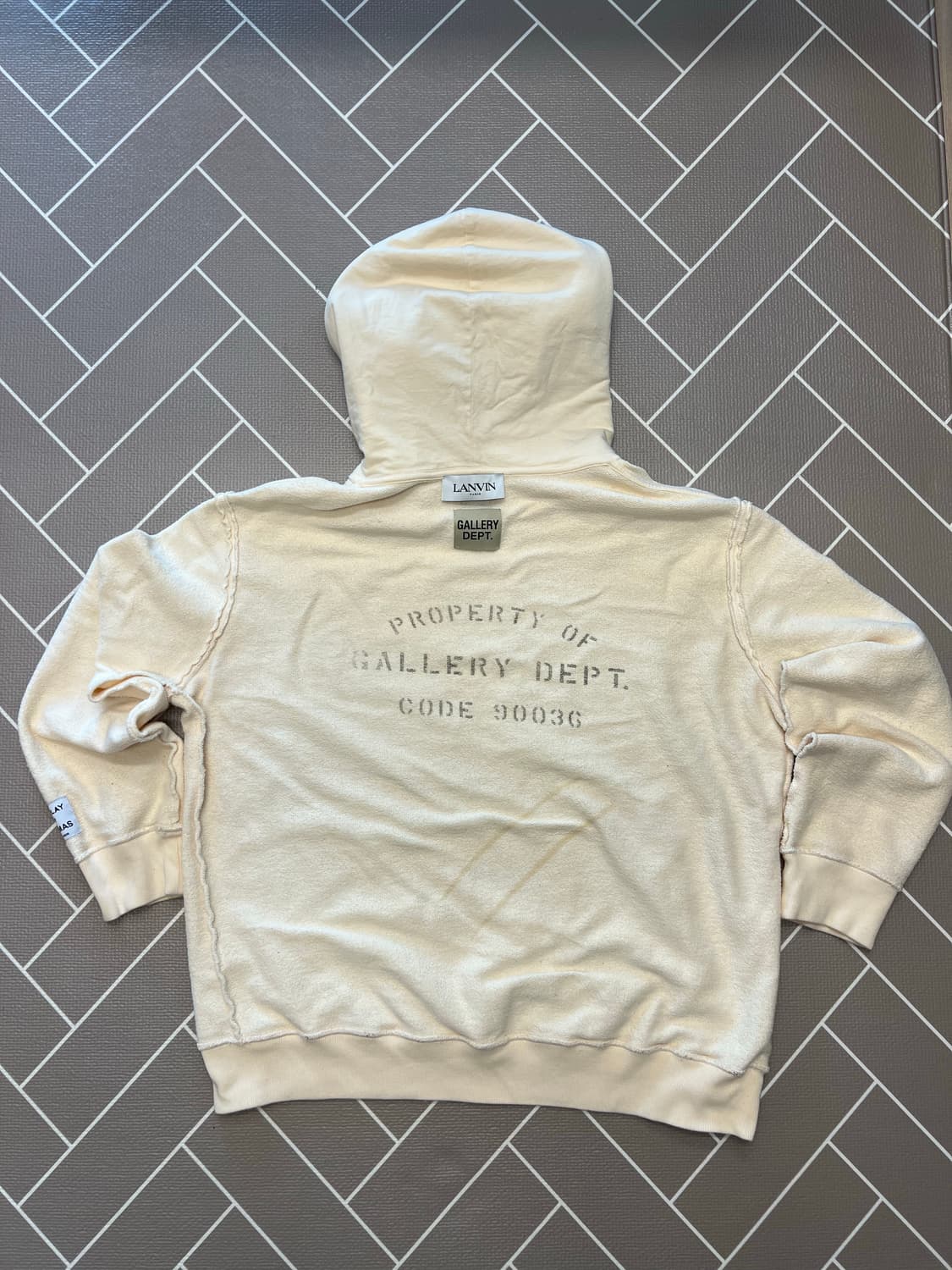 랑방 갤러리디파트먼트 페이디드 이펙티드 후드 상품이미지2