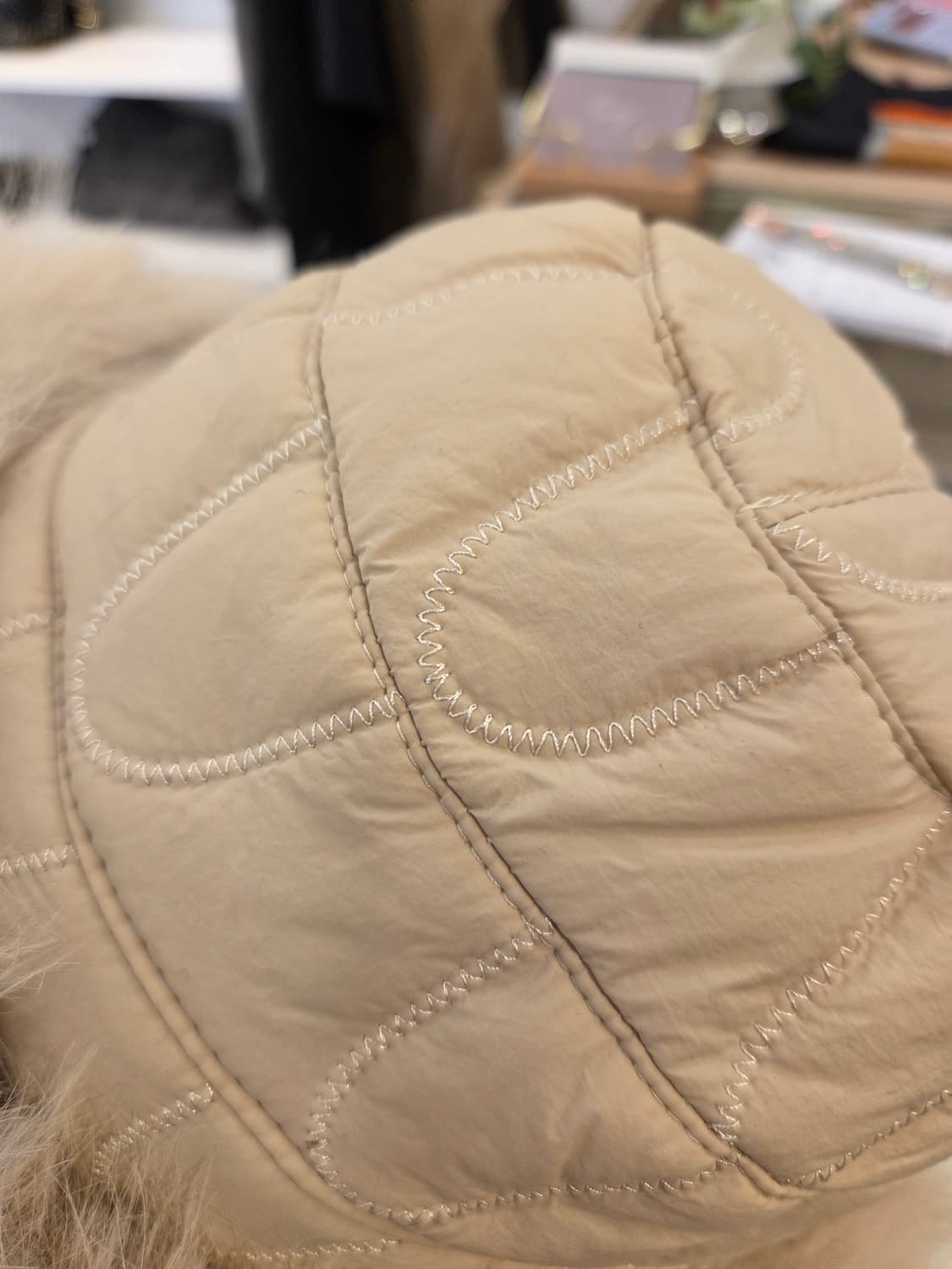 퍼 누비 모자 상품이미지5