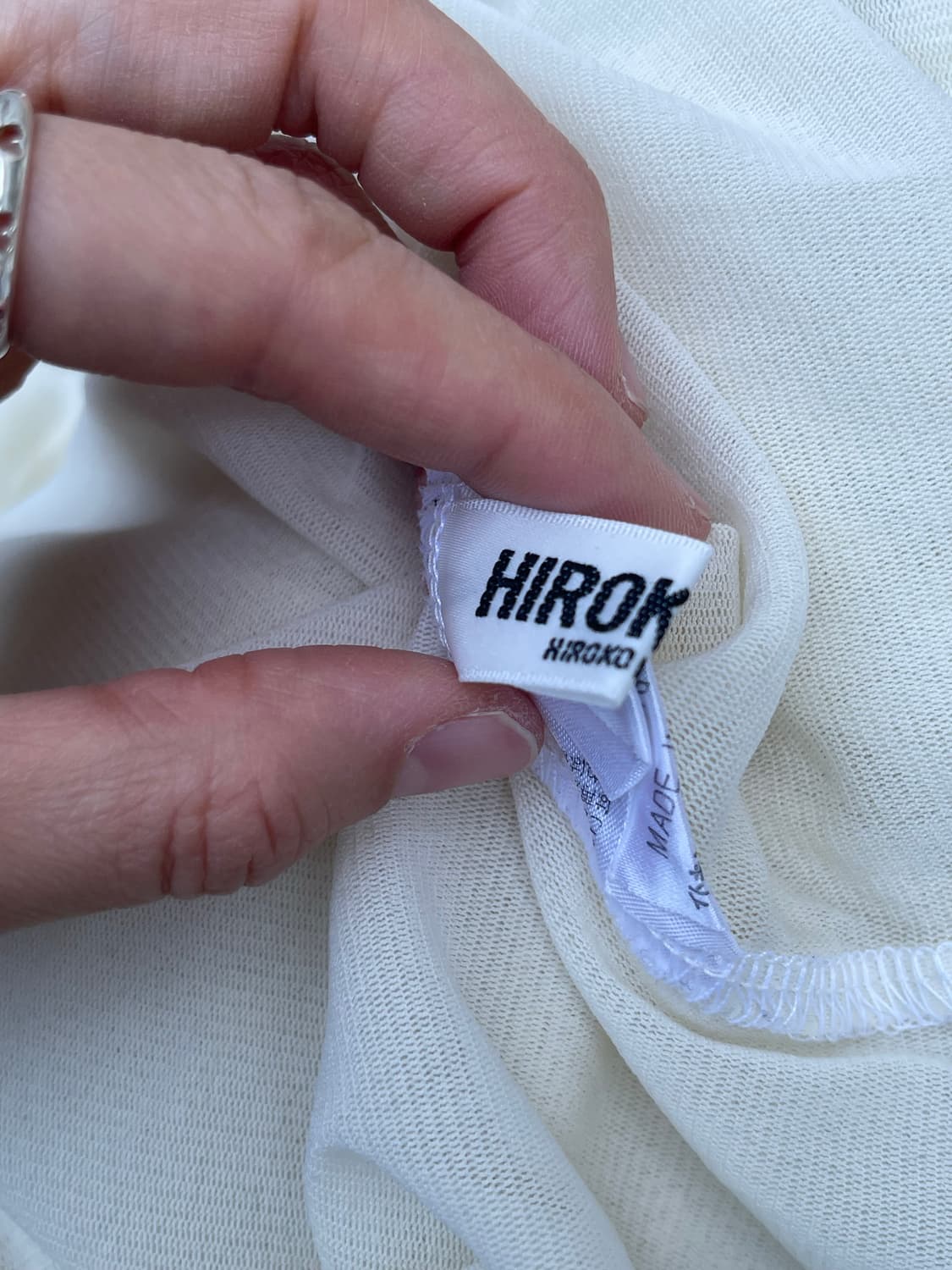 HIROK BIS 아이보리 터틀넥 상품이미지2