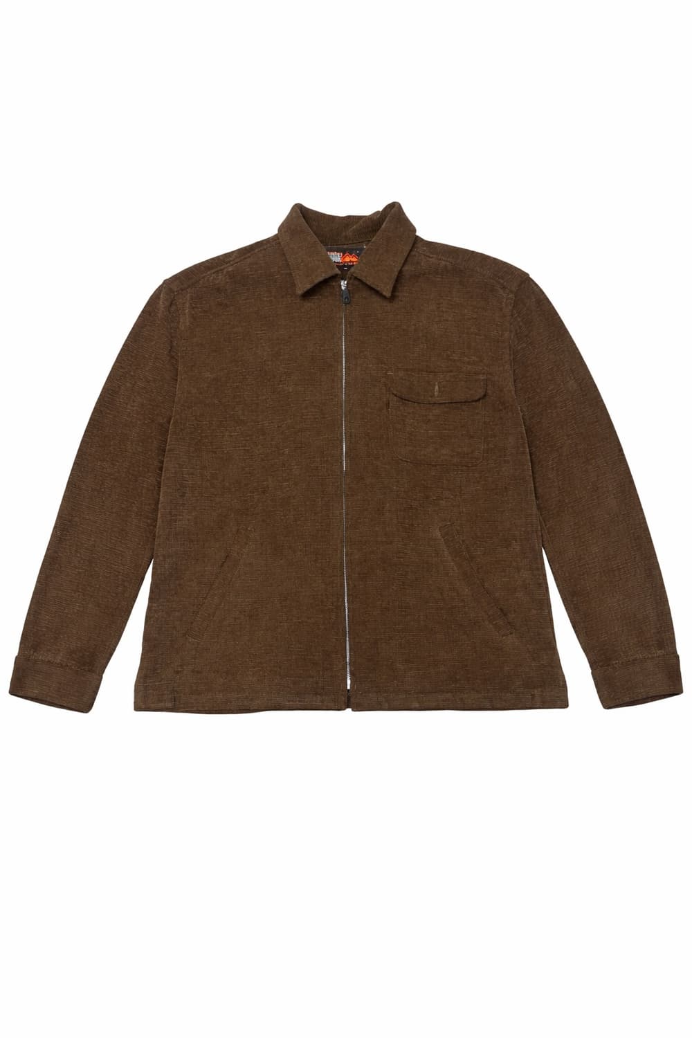 (빈티지) 코듀로이 집업 자켓 갈색 상품이미지1