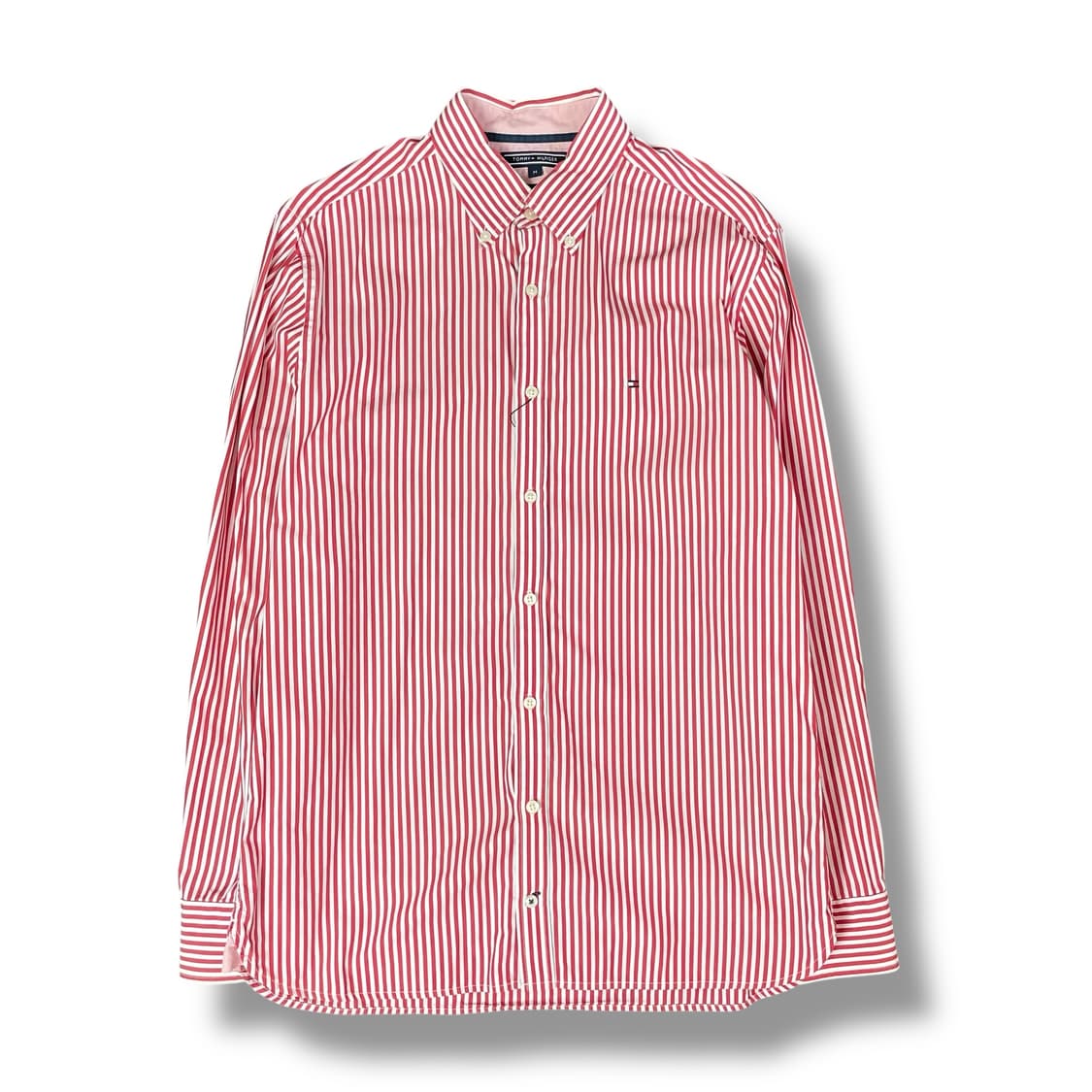 타미힐피거 레드스트라이프 옥스퍼드 코튼 셔츠 M 상품이미지1