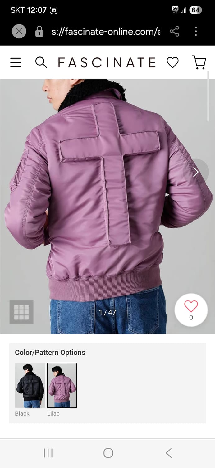 (22년) 페노메논 크로스 플라이트 재킷 항공점퍼 95 상품이미지2